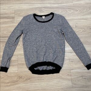 Wilfred oversized Gray Crewneck Sweater with Black Trim (size XS)